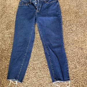 Old Navy Dark Blue Cropped Ankle Jeans